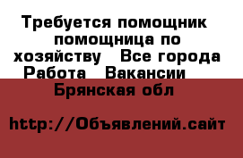 Требуется помощник, помощница по хозяйству - Все города Работа » Вакансии   . Брянская обл.